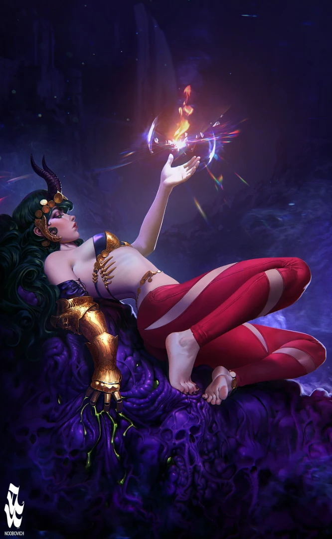 The White Witch illustration 1 by Noobovich