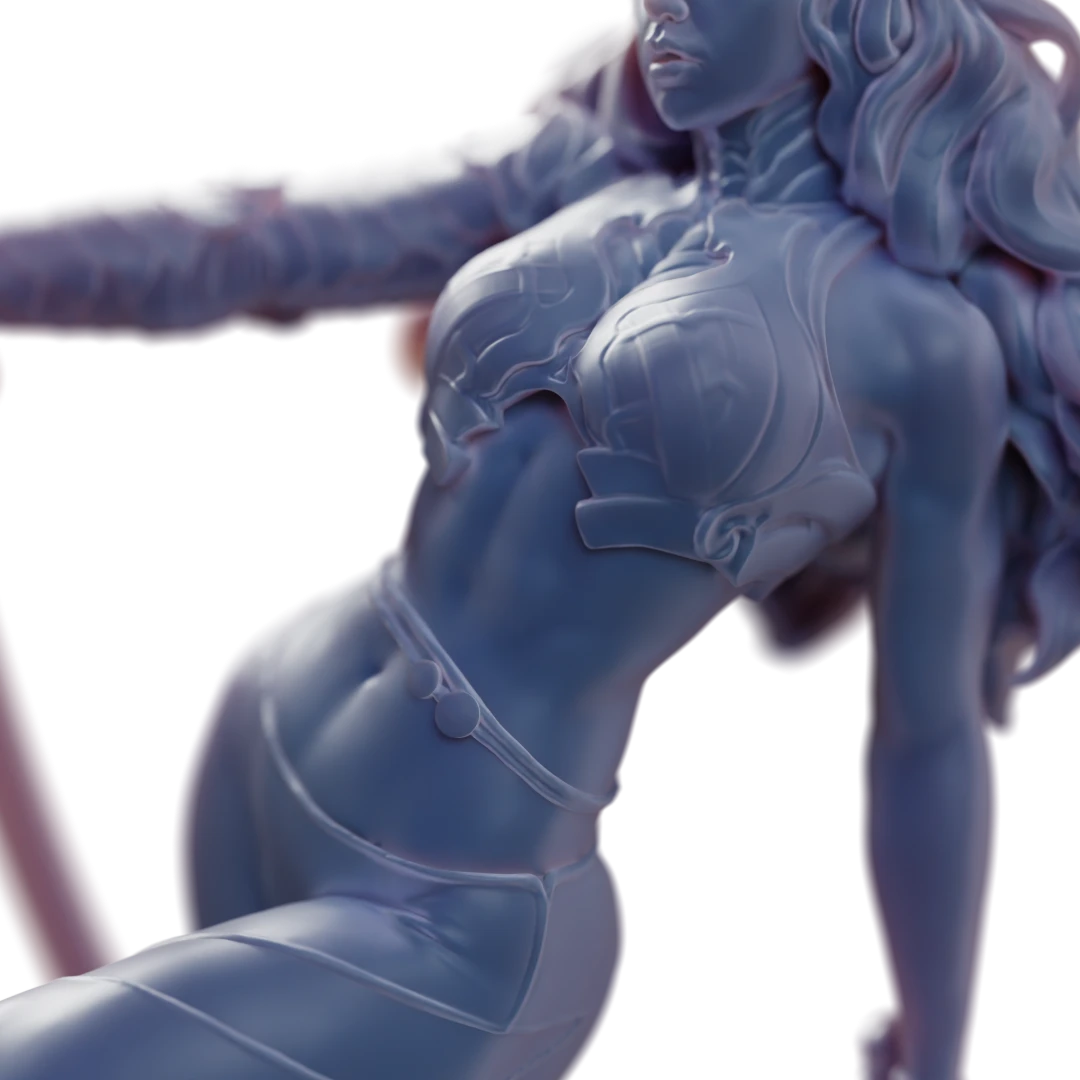 The White Witch sculpt 8 by Alex Carratalà
